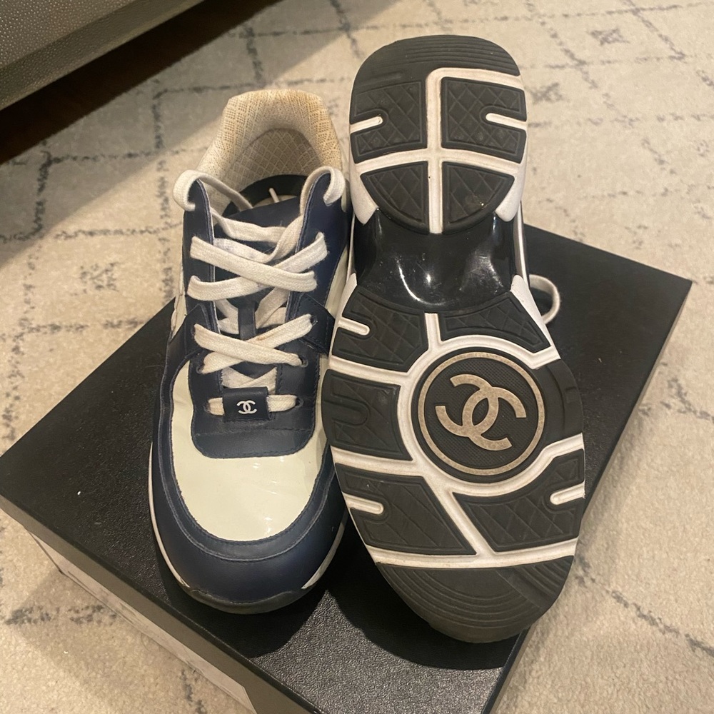 Chanel sneakers navy and blue | authentic | size 38 - Picture 6 of 6